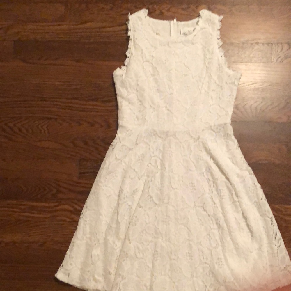 Rare Additions White Lace Dress